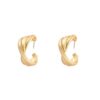 oly-927a0caf34ae0eb290d03ef154637f07 Wholesale Suitable for square face ~ retro matte golden earrings French hoop earrings circle earrings women's high-class temperament