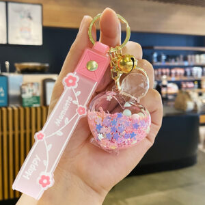 Perfume bottle colored beans-pink