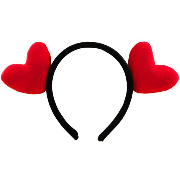oly-92b61c19614cecb9f35fd97934e8f055 Wholesale Valentine's Day Headwear Cute Red Love Hair Band Tanabata Bridesmaid Wedding Funny Hair Card Girl Headband Hair Accessories Women