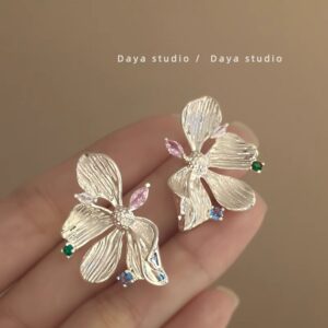 Silver earrings