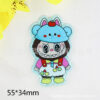 oly-92dbbbab221a706b224f4271c6d72299 Wholesale loose powder cartoon cloth cloth letter cute jewelry acrylic pin DIY patch accessories