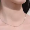 Wholesale Handmade Geometric Necklace For Women With 925 Sterling Silver Box Chain