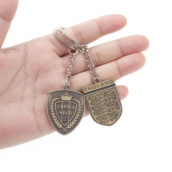 Wholesale Football team key chain national team Brazil Argentina Germany Cup World Cup zinc alloy pendant