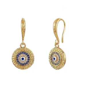 Gold / 1pc Gold Devil's Earrings