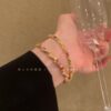 oly-9360ba7ce13f948749eb0483d3ff0928 Wholesale Stacked wear deep poke my heart! Colorful Dopamine Zircon Bracelet Women's Design Sense Twist Delicate Bracelet Bracelet