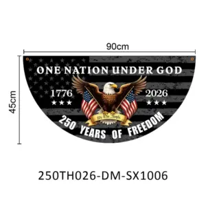 45*90CM Fan-shaped Flag / 250TH026-DM-SX1006