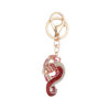 oly-936d6b189b2d7dcf45d7a242e9f8f20e Wholesale Creative Color Diamond-encrusted Zodiac Snake Car Keychain Zodiac Animal Bag Pendant Small Gift