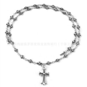 Cross/cross flower chain