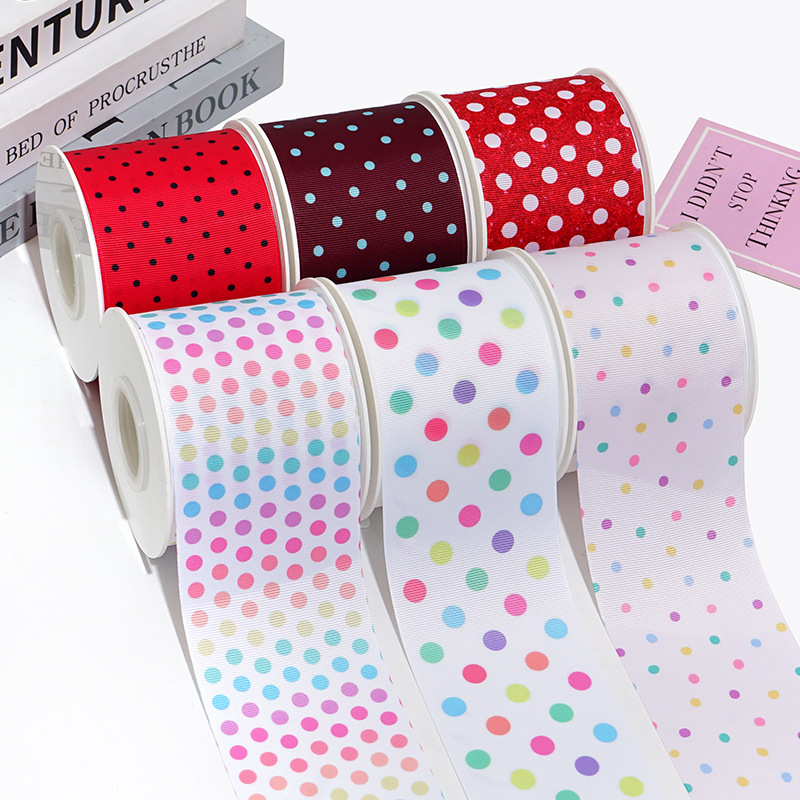 Wholesale thermal transfer ribbon cartoon printing ribbon printing ribbon thermal transfer ribbon flower diy ribbon roll