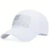 Wholesale American Flag Women's Hip-Hop Baseball Cap With Curved Brim For Outdoor Use, Made Of Polyester Featuring Embroidery