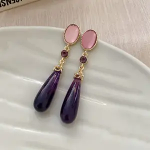 55# Silver Needle-Purple-Water Drop