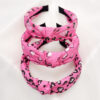 oly-93b1812eee12f0065e4a593f063f9aa6 Wholesale 3 sets of Valentine's Day love flowers Leopard fabric knotted hair band hair accessories holiday headband