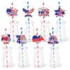 Wholesale Independence Day Party Paper Drinking Straws, Eco-Friendly And Festive For Celebrations