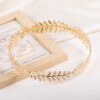 oly-93eb3f53bdbf438bb01522c365f73dde Wholesale style bridal leaf headband, bridal gold leaf headpiece, hair accessory crown headband Christmas