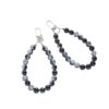 Wholesale Light Luxury Black and White Ink Beads Short Mobile Phone Chain Earphone Case Car Key Pendant Colorful Wrist Rope Handheld Chain Beads