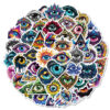 oly-9400f1bd27a2c34e248be9b97845ef3b Wholesale 50 personalized pupil eyes graffiti waterproof stickers diy mobile phone case skateboard notebook decorative stickers