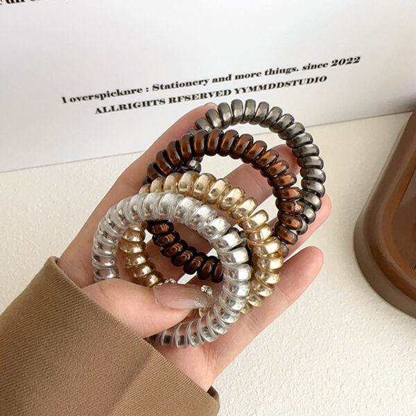 Wholesale High-Elastic Phone Cord Hair Ties, Seamless Hair Ties, Women's Large Balls, Scalp Tendons, Ponytail Hair Accessories
