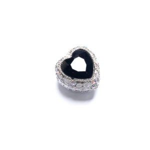 20mm peach heart black