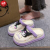 Wholesale Cave Shoes Women's Summer Internet Popular Ins Cute Cartoon Two-Wear Sandals and Slippers Non-Slip Outdoor Thick Slippers OLY Exclusive