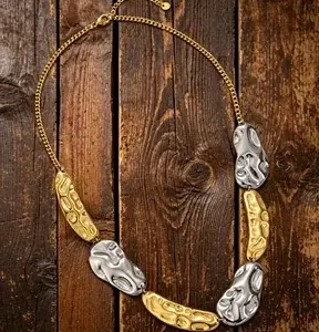 Multicolor / Average Size / Gold + Steel Color Single Piece