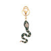 Wholesale Creative Zodiac Snake Enamel Diamond Car Keychain Bag Buckle Accessories Pendant Small Gift