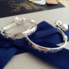 oly-948969a50a7a8a96972355dd3a8bd098 Wholesale Children's Safety Bracelet Boys and Girls Baby Silver Bracelet Full Moon One Year Old Bracelet Fashion Simple Bracelet Accessories