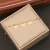 Wholesale PVD Coated 18K Gold Real Gold Plated Star Heart Shape Butterfly Stainless Steel Artistic Commute Waterproof Non Tarnish 304 Stainless Steel Bracelets