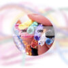 Wholesale Seven-color sequin drill pipe glitter powder rope with rubber hose AB dazzling rainbow shoes and hats drill decorative rope diy jewelry accessories