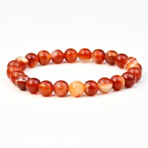 B1747 striped agate / 8mm