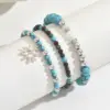 Wholesale Sun Pattern Unisex Bracelets For Everyday Wear Featuring Synthetic Gemstones, 1 Set