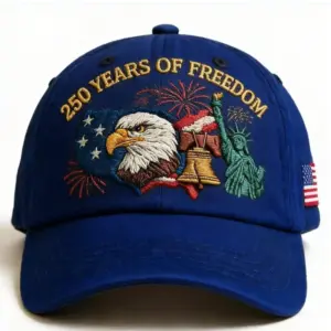 White-headed Eagle (Printed Version) Navy Blue / adjustable