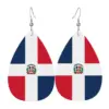 Wholesale Ethnic Style Heart Shape Acrylic Earrings With 925 Sterling Silver Posts, Unisex Design