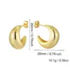 Wholesale 1 Pair Casual Commute Solid Color Copper Ear Studs