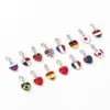 Wholesale 1 Piece Zinc Alloy American Flag Pendant