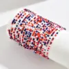 oly-957f7d8459e5dac88a82a51ff13fd73b Wholesale Unisex Round Glass Beaded Bracelet In Bohemian Style, Perfect For Independence Day