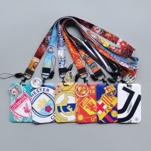 oly-959883578b191f0aef26cadd7fb35dfa Wholesale Cartoon animation hard bus push-fit card sleeve heat transfer student campus card polyester lanyard card meal card football