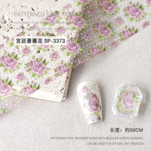 Palace rose flower transfer paper (sp-3373)