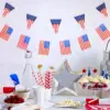 Wholesale Celebration Atmosphere Decoration Stars And Stripes Flag Party Decoration String Flag