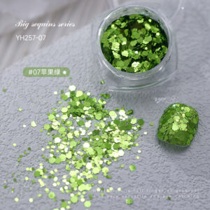 Internet celebrity large sequins-apple green (yh257-07)