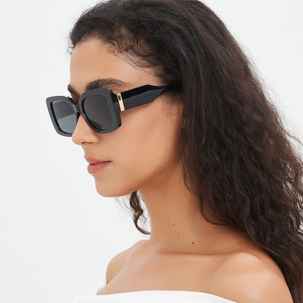 oly-9645c8f28f0fd29c1f170299a6a80290 Wholesale Box Retro Sunglasses Women's Ins Personalized Gradient High-grade Sense Sunglasses Large Frame Fashionable Street Beat Glasses