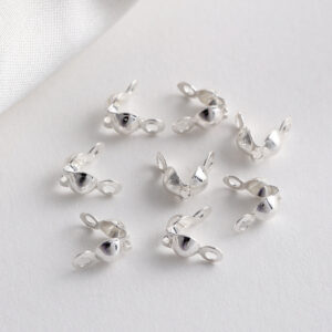Silver (double bag) / 3.6*7mm/aperture 1.25mm (100 pcs/pack)