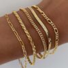 Wholesale suit Jewelry Personalized Bracelet Alloy Combination Bracelet Six-piece Set