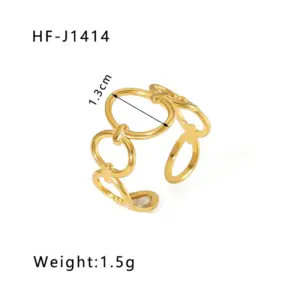HF-J1414-Gold / Adjustable Opening