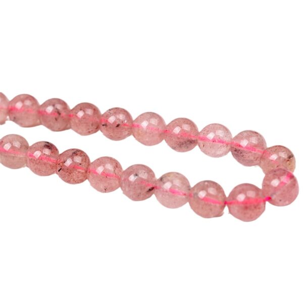oly-96da575fe64aeefedf66c542e55795b0 Wholesale jewelry natural strawberry Crystal round beads loose beads diy bracelet jewelry accessories beaded semi-finished products