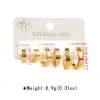 Wholesale 1 Set Simple Style Commute Solid Color 304 Stainless Steel Drop Earrings