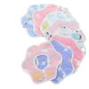 oly-96f1e7ae25abf8e657216eee81b5fcc6 Wholesale Petal Bib Pure Cotton Factory Direct Sales Wholesale 360 Octagonal Pure Cotton Six-Layer Gauze Plum Petal Bib
