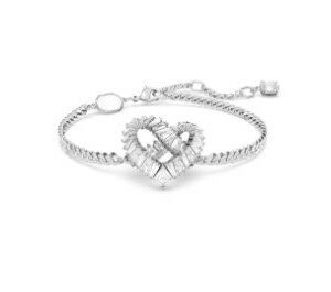 Square diamond twisted love bracelet