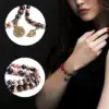 Wholesale Couple Double Row Tiger Eye Stone Bracelet Men's Lapis Lazuli Tree Of Life Pendant Jewelry Geometric Design