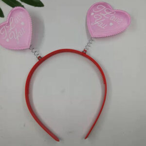 Pink love headband