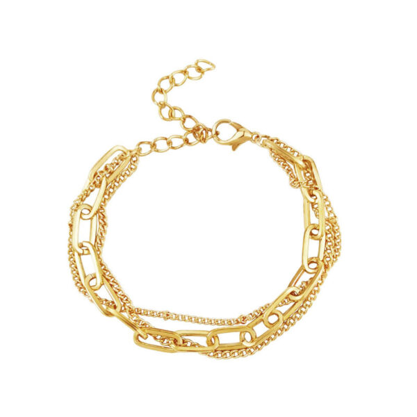 oly-972b08a6d2dc16d95e37c81d93be3d3c Wholesale niche design multi-layer bracelet female ins light luxury simple golden bracelet personalized bracelet female